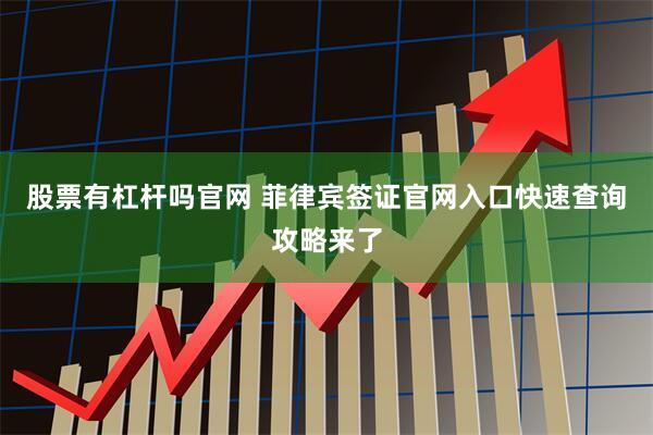 股票有杠杆吗官网 菲律宾签证官网入口快速查询攻略来了