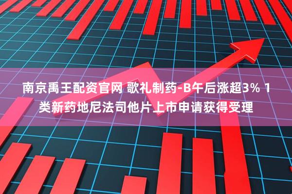 南京禹王配资官网 歌礼制药-B午后涨超3% 1类新药地尼法司他片上市申请获得受理